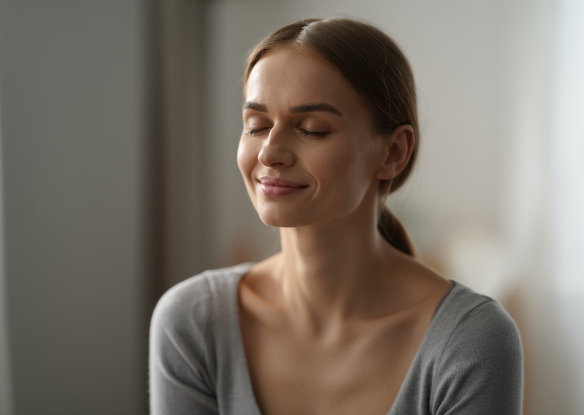 Девушка с закрытыми глазами